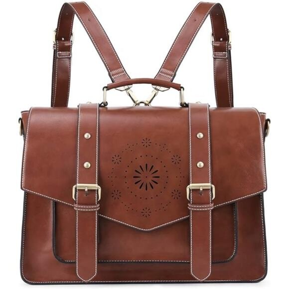 Backpack for Women Briefcase Messenger Laptop Bag - Picture 7 of 7